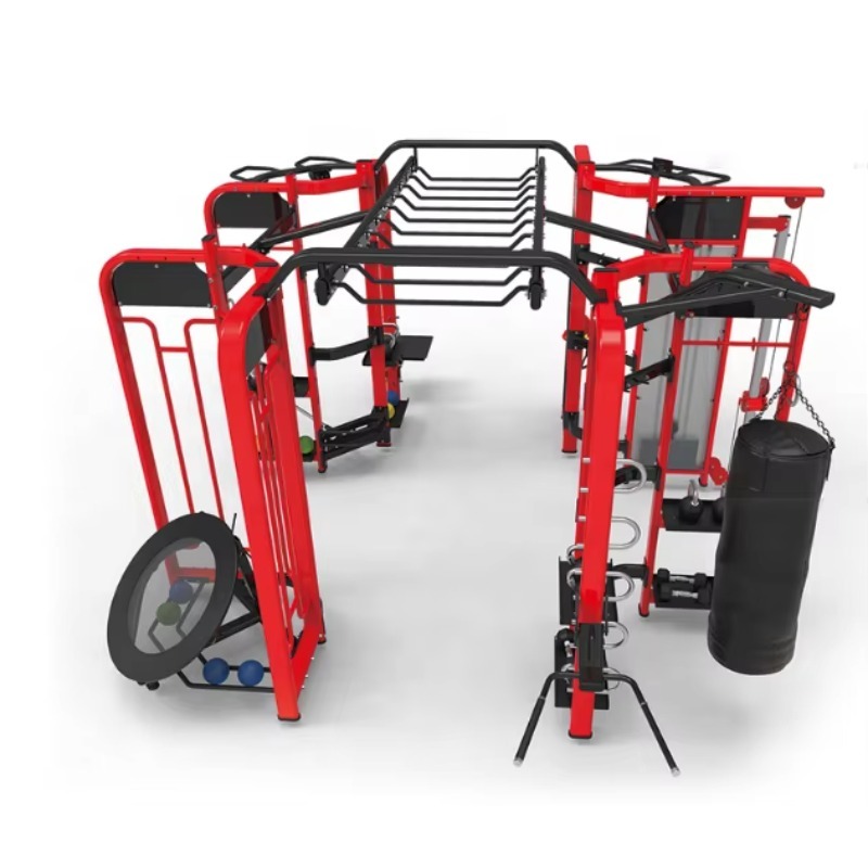Crossfit Full Gear - 統合型多機能ジムクロスフィットラック - 全身トレーニングのための多用途トレーニングギア、家庭に最適