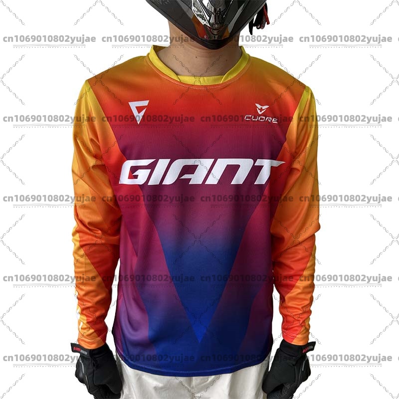 Crossfit Full Gear - メンズ ジャイアント 長袖 マウンテンバイク サイクリング ジャージ