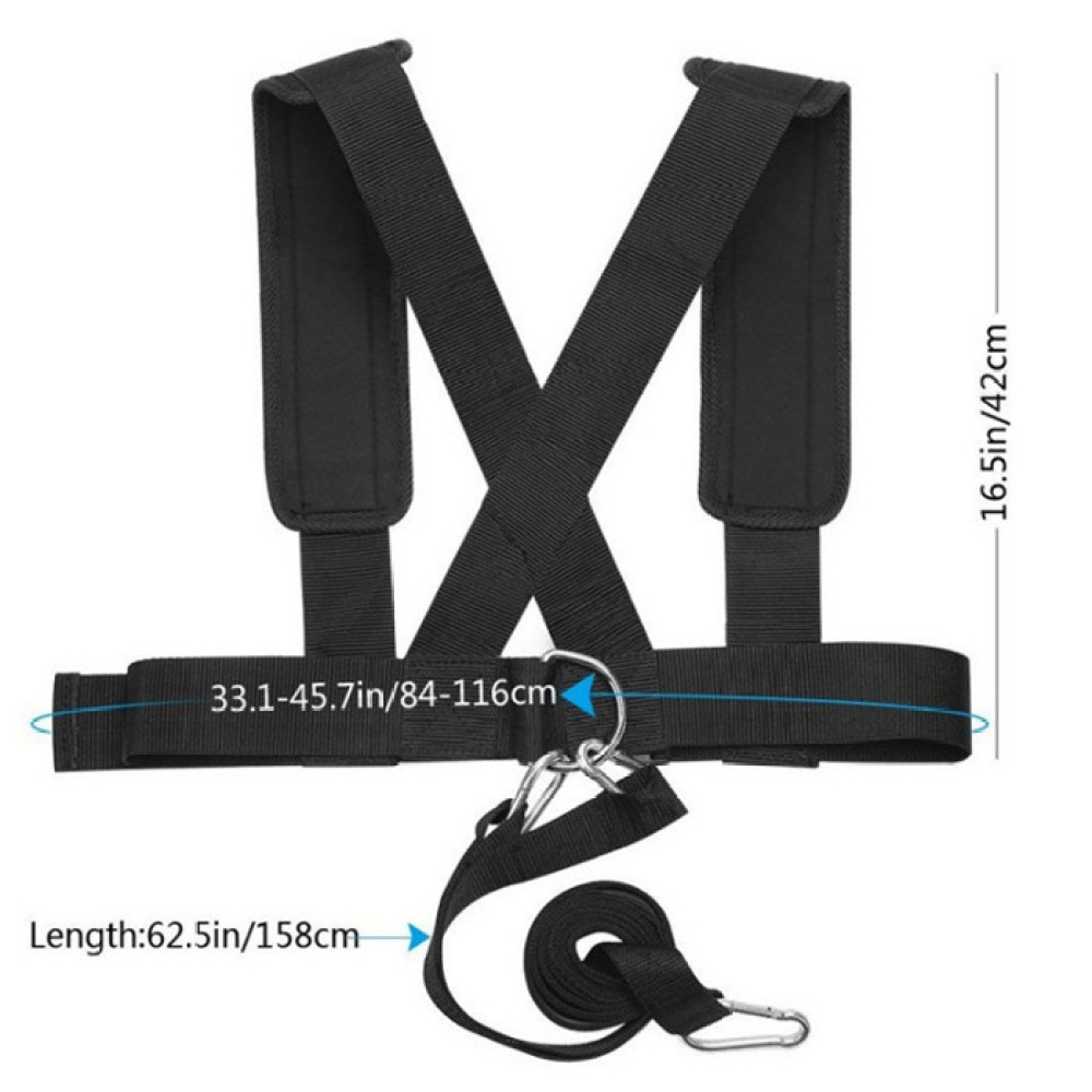 Crossfit Fitness Gear - パフォーマンス・レジスタンス・スレッドハーネスベスト スプリント パワーストレングス ドリル フィットネス機器 ランニング