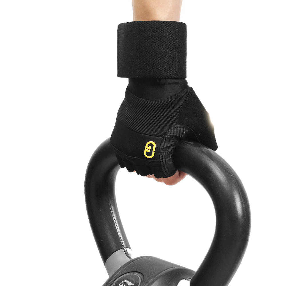 リストサポートとフルパームプロテクションを備えた1ペアのトレ - Crossfit Full Gear のレビューと価格