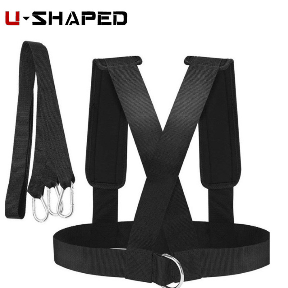 スピードトレーニング用抵抗スレッドハーネスベスト、頑丈なプル - Crossfit Fitness Gear のレビューと価格